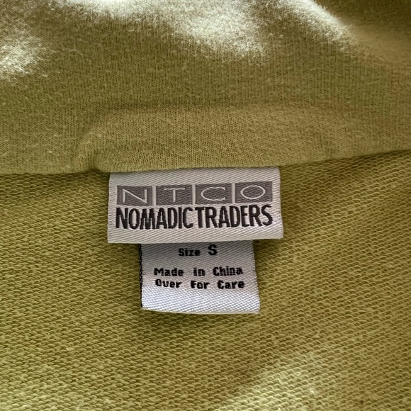 Nomadic Traders Lime Ruffle Button Blazer - Picture 3 of 10